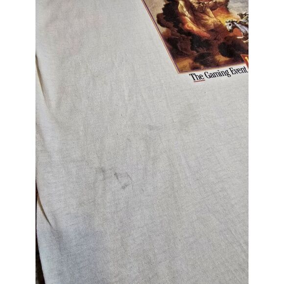RARE Vintage 1993 Gen Con T-Shirt Magic The Gathering Introduced Size XL/2XL - Picture 7 of 9